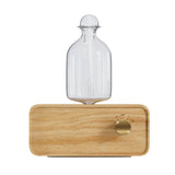 Nebulizing Essential Oil Diffusers Cordless Rechargeable Wooden Glass Cold Aroma Diffuser for Living Room Home Office