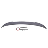 Rear Trunk Spoiler Lip for Hellcat Style Aerodynamic Accessory Replacement for Dodge Charger 11-18Billet Metallic Color