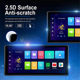 10.36inch Android Car Monitor 4+64G WIFI Multimedia Player Wireless Carplay Android Auto GPS Naviga