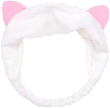 (White) 1 Piece Cat Ear Headband For Washing Face Or Makeup 1 Piece (fd19 White)