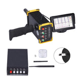 Underground Metal Detector Yellow Outdoor Treasure Finder Detection Tool for Gold Silver CopperAU Plug 100240V