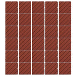 30 Pcs Plastic Interlocking Decking Tile Waterproof Good Load Bearing Non Slip Quiet Plastic Outdoor Flooring Tile Brown