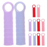 12pcs Replacement Broom Handle Grips Mop End Caps Comfortable Plastic Handle End Caps Mop Handle Grips for Easy Cleaning and Maintenance
