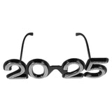 Unique New Year Glasses Comfortable Eyewear Number Glasses Party Supplies 2025 New Year Party Funny Glasses Novelty Glasses
