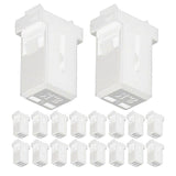 24Pcs Push Button Latch Trash Can Clips Trash Can Lid Locks Switch Lock Buckles Replacement Clips Locking Replacement Lid Latches Trash Can Lid Lock