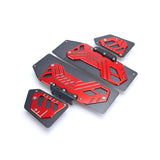 Cycle Footrest Footpads Foot Pegs Pedals Plate Pads For Adv350 -350 350 2022 2023(red)