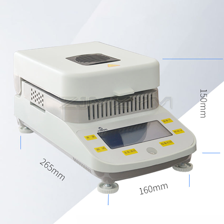 0.01g 50g Multifunctional Digital Moisture Analyzer Grain Moisture Meter Tester Lab Halogen Moisture Analyzer 110/220V DSH-50-10