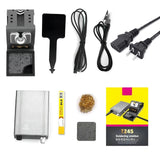 (U.S. regulations) T245 Electric Soldering Station 2Second Rapid Heating Welding Iron With C245 Tip For Mobile Phone Motherboards