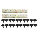 2025 Latest Model 40 Pcs Engine Undertray Shield Panel Clips Under Gearbox Cover