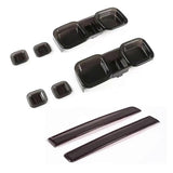 Smoked Black Tail Light Cover Rear Fog Light Cover for 90 110 130 2020-2024 Accessories