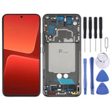 (Black) AMOLED COMPATIBLE LCD Screen For Xiaomi 13 Digitizer Full Assembly with Frame