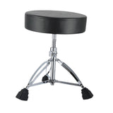(seat surface 32cm Black) Drum Throne with Anti Slip Rubber Feet Strong Load Bearing Height Adjustable