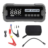 12V Car Emergency Jump Starter 10000mAh 4000A Peak Power Car Battery Jump Box Portable Tire Inflator with LED Light