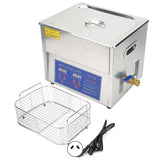 Ultrasonic Cleaner 10L Digital Display Ultra Sonic Tank Bath Cleaning Heater Timer MH?040XAU Plug AC