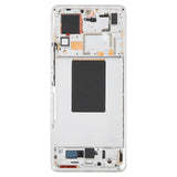 (Silver) For Xiaomi 12 Pro / 12S Pro AMOLED COMPATIBLE LCD Screen Digitizer Full Assembly with Frame
