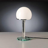 (AU PLUG Silver Base) Nordic Bedroom Bedside Led Table Lamp Designer Bauhaus Lamp Simple Glass Table Light For Living Room Unique Lighting