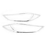 2pcs Car Exterior Headlight Cover Front Light Lamp Trim Fits for HYUNDAI Elantra 2018-2019