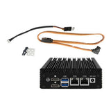 N3700 Mini PC 6W Dual Gigabit Mini Host Quad Core Four Thread X86 for Soft Router Computer DIY US P