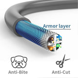 Satellite Replacement Cable IP68 Waterproof 1200Mbps Satellite Extension Cable for Starlink Rectangular Satellite Gen3 V3 150ft (46m)