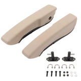 Pair Car Armrest Left Right 0?120 Degree Adjustable Interior Beige Universal for RV Trucks