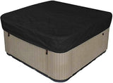 Hot Tub Cover Square Hot Tub Cover Protector With Elastic Waterproof Sunproof Uvresistant Outdoor Ho