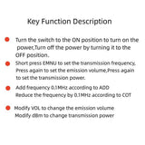 Multi Functional FM Transmitter Bluetooth USB FM Transmitter FM Radio 76MHZ-108MHz Receiving and Tra