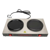 Two Position Coffee Warmer Double Burner 80480W Rapid Heating Commercial Coffee Warmer Decanter for Cocoa Tea Water Milk
