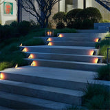 6Pack Solar Step Lights for Outside Waterproof, Outdoor Deck Steps Lights, Triangle Solar Stair Ligh