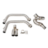 Exhaust Front Pipe,Motorcycle Full Exhaust System Exhaust Connect Pipe Modern Innovation