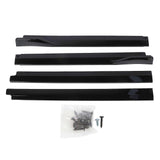4 Pcs Side Skirt Spoiler Glossy Black Aerodynamic Sporty Look Side Bottom Line Extensions Splitter for Camry XV80 2025 Onwards