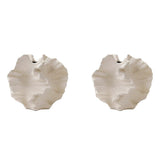 2X Coral Vase Nordic Art Container for Flower Pampas Grass Vase Living Room Tabletop Centerpieces De