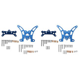 4Pcs Metal Front and Rear Shock Tower for TT-02B TT02B 1/10 RC Car Upgrade Parts Accessories