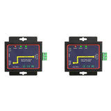 2X Rs485 to Ip Converter Ethernet Server Module Communication Converter(Eu Plug)