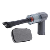 Jet Fan Blower 180000RPM Stepless Adjustable High Speed Powerful Turbofan Portable Handheld Jet Dry Mini Blower for Car Camping Outdoors Grey