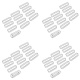 48Pcs Oval Tartlet Molds French Dessert Mousse Fruit Pie Tart Ring Quiche Cake Mold, Stainless Steel