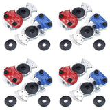 4X Gladhand Emergency & Service Brake Air Hose Coupling Connectors Glad Hands Parts for Semi Trucks