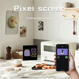 (EU Plug) LED Pixel APP Cellphone Control Display 32X32 Programmable Night Light LED Screen Pixel Screen Bedsi