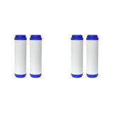 4x Water Purifier Filter 10 Inch Flat Mouth UDF Compressed Carbon Water Purifier Filter Elements Mes
