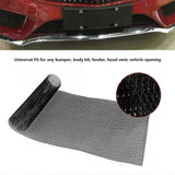6 Set 40X13 Inch Universal Car Grille Mesh Metal Car Grille Mesh Sheet Grid Rhombic Grill Mesh Hole