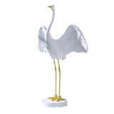 1PC Living Room Crane Ornament Modern Light Luxury Crane Decoration Resin Decor