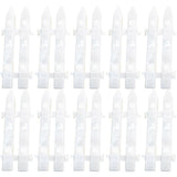 30pcs Christmas Tree Fence Plastic Fence Garden Fence Decorative Fences for Party