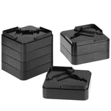 Healifty 16pcs Stackable Furniture Risers Adjustable Furniture Pads Sofa Bed Risers Anti-slip Furniture Lifting Pads