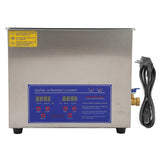 10L Ultrasonic Cleaner Stainless Steel Digital Wave Cleaning Tank for Coins Nail Cleaning