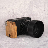 (C) Wood Wooden Side Grip Hand Grip for FP Camera Ebony / Ebony Yellow USAeSKS