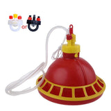 Chick Feeder Baby Chicken Feeders for Poultry No Waste Hanging Dispenser