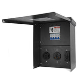 RV Power Outlet Box Weatherproof Temporary Electrical Power Outlet Panel with 20A 30A 50A 125V 250V Socket