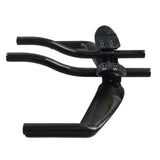 (Gloss 420mm) UD Carbon Fiber TT Bicycle Handlebar Road Bike Bullhorn Bar Aerobar Kits 31.8mm