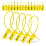 1000 Pcs Plastic Tamper Seals Tags(Yellow)