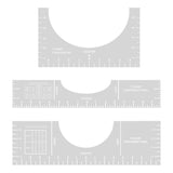 -Shirt Placement Guide Ruler,-Shirt Making Measuring Tool