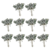 140pcs Artificial Fd Leaves Short S,faux S Ear Urn Er P